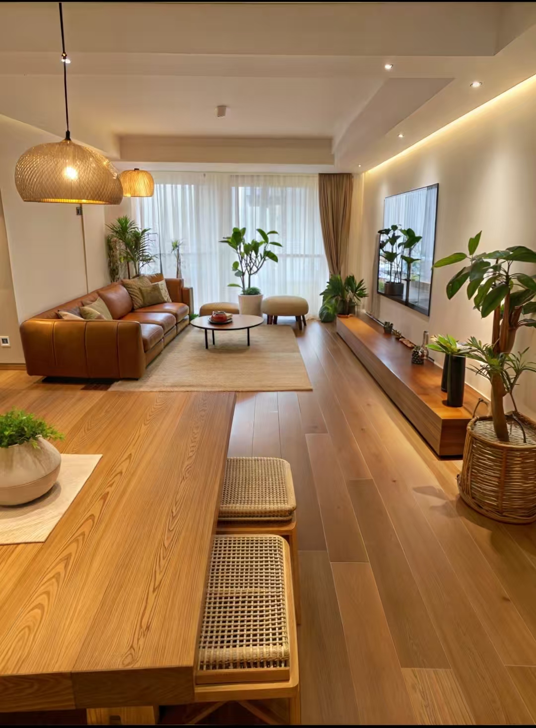 บ้านในฝันในสไตล์ไม้ธรรมชาติ